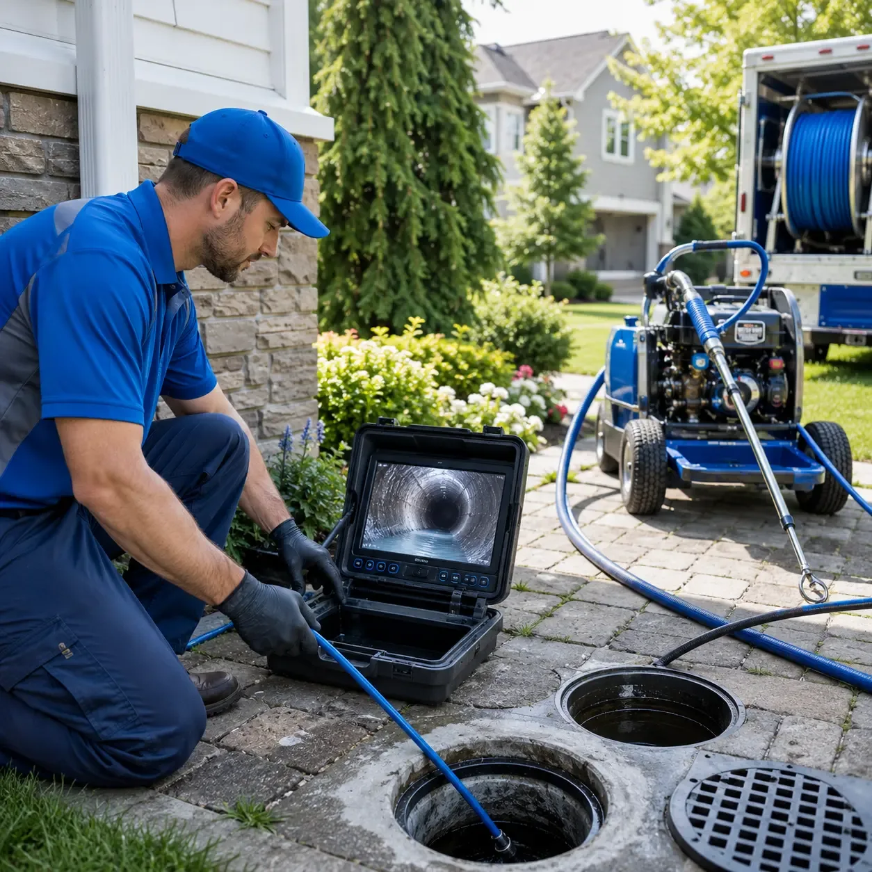 Outdoor drain cleaning professionals serving Ama, LA